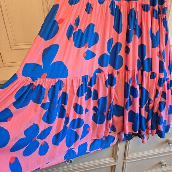 NWT Mister Zimi Maeve Dress Sapphire Blue Maxi  2 - Picture 8 of 12